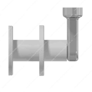Handrail support Aluminium for screws with cover rose | GSV-No. 2022