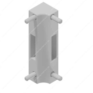 Inner corner piece for skirting board profile 6709 | GSV-No. 6721 B